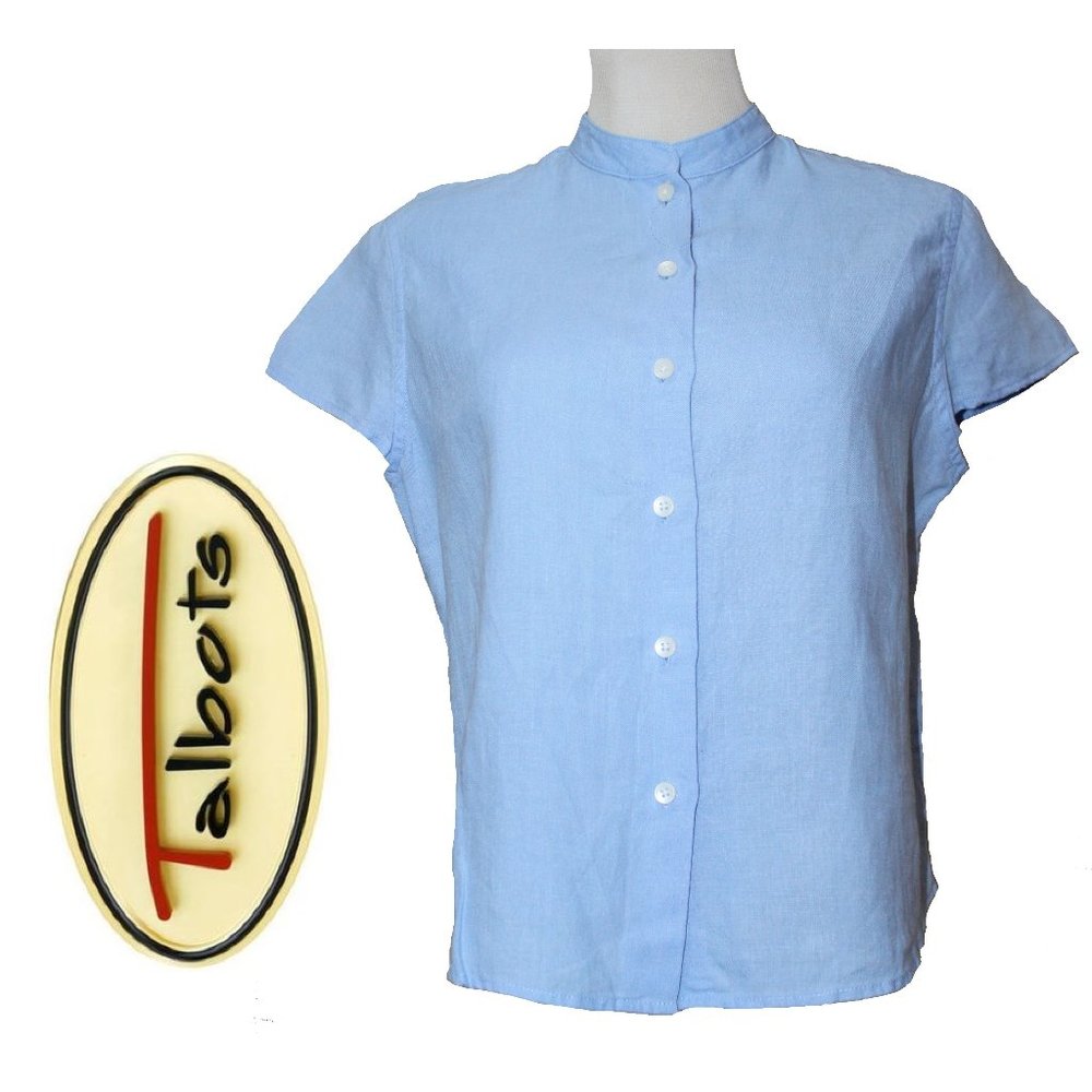Comfy Talbots Button Down Shirt - Picture 2 of 12